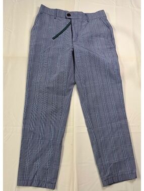 Houston White Men's Medium Blue Plaid Casual Pants